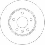 TRW Disc frana TRW DF6915 - automobilus