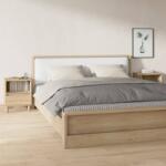 vidaXL Noptiere, 2 buc. , stejar sonoma, 40x35x50 cm (821801)