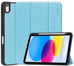 ENKAY Husa Flip ENKAY LEATHER pentru Apple iPad (A16) 2025 / iPad 2022 albastru deschis