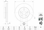 Bosch Disc frana BOSCH 0 986 479 F72 (0 986 479 F72) - automobilus