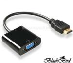 BlackBird Átalakító HDMI-A male to VGA female, Fekete (BH1245) (BH1245)