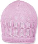 Sterntaler Pălărie pentru copii din bumbac tricotat Sterntaler - 43 cm, 5-6 luni, roz (1711710-715)