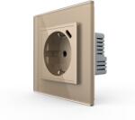 LIVOLO Priza Schuko + USB-C LIVOLO, Standard German - Serie Noua - culoare auriu