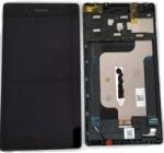 Lenovo TB-7304 Tab 7 Essential előlap keret, lcd kijelző érintőpanellel fekete, gyári