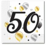 Procos Салфетки с число 50 (20 бр)