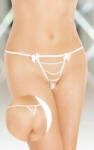 Softline String 2355 white/ S/L Szexi Fehérnemű