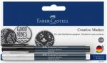 Faber-Castell kreatív marker fehér/fekete (Többcélú tinta)