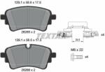 TEXTAR set placute frana, frana disc TEXTAR 2626501 (2626501)