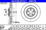 ATE Disc frana ATE 24.0126-0174.1 (24.0126-0174.1)