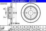 ATE Disc frana ATE 24.0112-0223.1 (24.0112-0223.1)