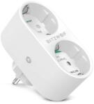 BlitzWolf Двоен смарт контакт WiFi BlitzWolf BW-SHP7 (BW-SHP7)