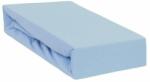 Qmini Cearceaf cu elastic, Qmini, Impermeabil, Pentru patut 120x60 cm, Din jerseu, Blue (QM_SHEET_WP_Blue) - babyneeds