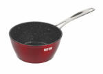 Quttin Cratita non-stick 16 cm - si pentru inductie, cu maner, culoare rosie (AVIND245)