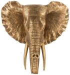  Deco perete elefant auriu 41, 5/25/42, 5 cm (95566)