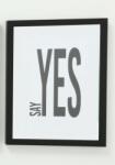  Tablou Say Yes 30/2/40 cm (1017463BT-B)