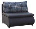  Fotoliu extensibil KENY NEW gri-model carouri, 100/90/87 cm (0000185049)