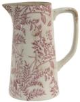  Carafa de apa Pink Leaves 20/13/25 cm (6CE1401L)