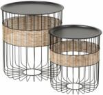 Set 2 masute Willow Black (73304) Masa de cafea