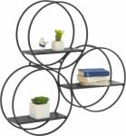  Polita Acogedor neagra 72/15/72 cm (31335906) Raft