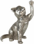  Figurina pisica argintie 8/7/11 cm (6PR3433)