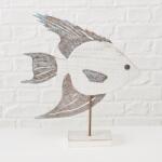  Deco Peste alb 21/6/28 cm (1014101BT-A)