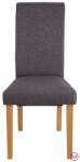  Set 2 scaune Rito tiago gri tapiterie stofa 48/68/101 cm (371664)