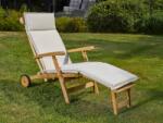  Perna matlasata pentru sezlong Deckchair natur 185/48/5 cm (29028453)