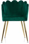  Scaun Elize catifea verde inchis (SC759_DARKGREEN56)