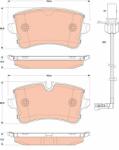 TRW set placute frana, frana disc TRW GDB1866 (GDB1866) - automobilus