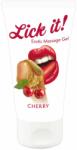 Lick-it Lubrifiant Erotic Massage Gel Cherry, 50 ml
