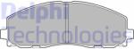 DELPHI set placute frana, frana disc DELPHI LP2694 (LP2694)