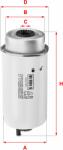 SOFIMA filtru combustibil SOFIMA S 4455 NR (S 4455 NR) - automobilus