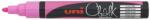 uni Marker UNI cu creta lichida PWE-5M, 1.8 - 2.5mm, roz fluorescent (M407)