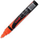uni Marker UNI cu creta lichida PWE-5M, 1.8 - 2.5mm, portocaliu fluorescent (M405)