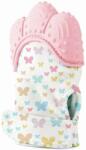 BabyJem Ръкавица за чесане на зъбки BabyJem - Butterfly, Pink (526)