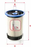 SOFIMA filtru combustibil SOFIMA S 6065 NE (S 6065 NE) - automobilus