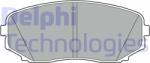 DELPHI set placute frana, frana disc DELPHI LP3399 (LP3399)
