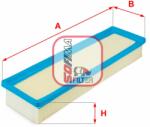 SOFIMA Filtru aer SOFIMA S 3262 A (S 3262 A) - automobilus