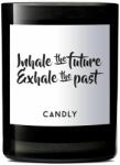 Candly Inhale the future/Exhale the past illatgyertya szójaviaszból fekete 250 g