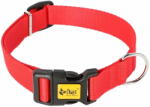 Dingo Dingo Tape nyakörv műanyag csatral kutyáknak, piros, 35 cm