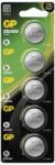 GP Batteries lithium gombelem CR2450 5db/bliszter (B1585)