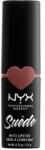 NYX Cosmetics Suède Matte Lipstick ruj de buze 3, 5 g pentru femei 05 Brunch Me