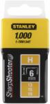 STANLEY 1-TRR135T " H" tűzőkapocs 8mm, 1000db/csomag (1-TRR135T)