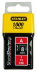 STANLEY 1-TRA209T Könnyű terhelésű tűzőkapcsok - A típusú 5/53/530, 14mm, 1000db (1-TRA209T)