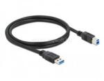 Delock 85069 USB 3.0-A > USB-B apa/apa 3m fekete kábel (DL85069) (DL85069)