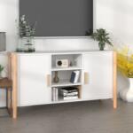 vidaXL Servantă, alb, 107x38x60 cm, lemn prelucrat (345678) Comoda
