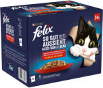 FELIX 48x85g Felix Fantastic húsválogatás aszpikban nedves macskatáp