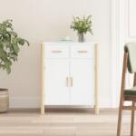 vidaXL Servantă, alb, 62x38x75 cm, lemn prelucrat (345675) Comoda