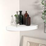 vidaXL Raft colțar de perete, alb, 25 x 25 x 3, 8 cm, MDF (323895) Raft