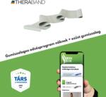 TheraBand erősítő gumiszalag 150 cm, speciálisan erős, ezüst + gumiszalagos edzésprogram nőknek (digitális)